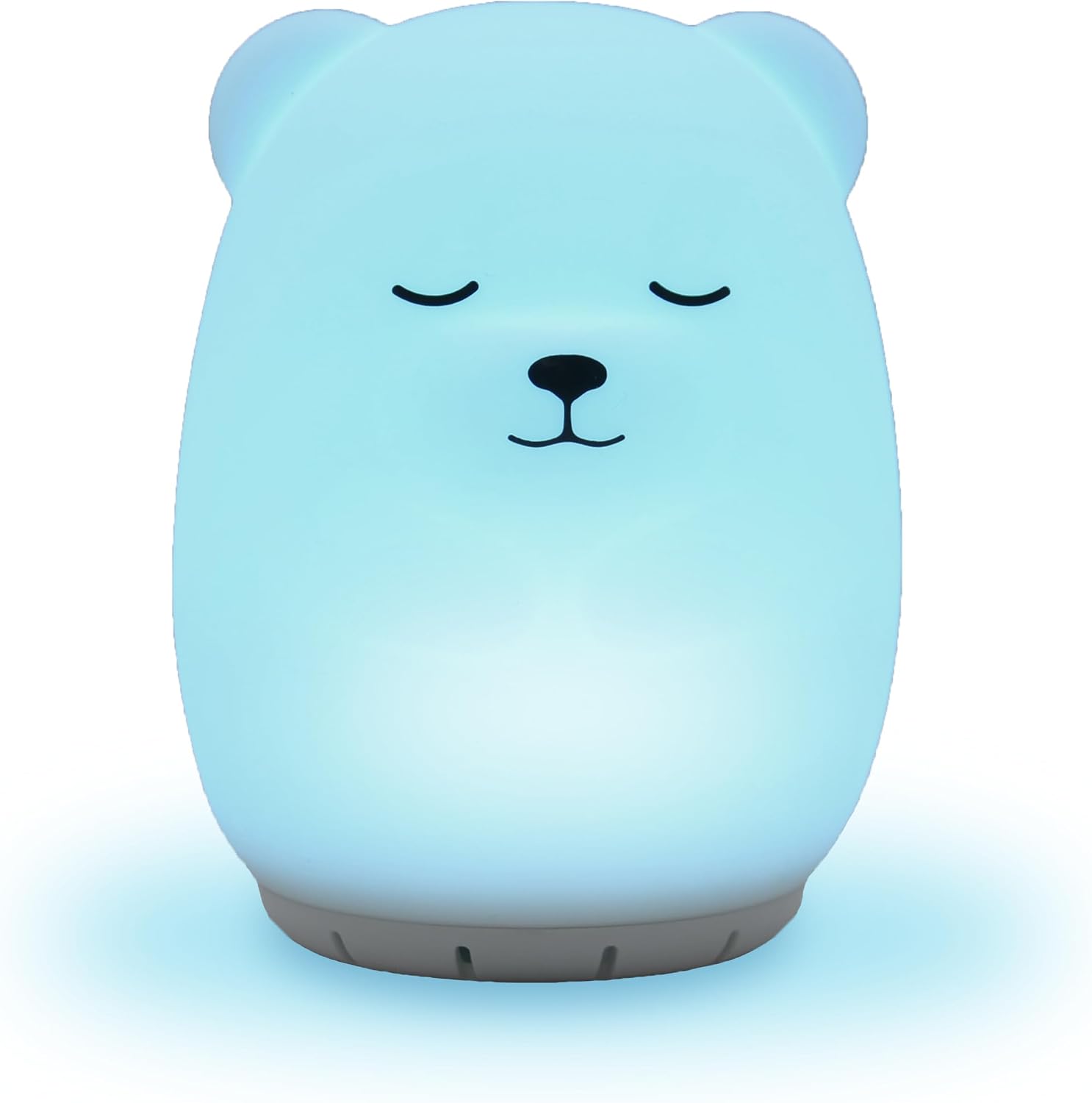 Rainlax Breathing Bear glowing softly in blue light